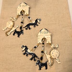 Lunch at the Ritz Fido Earrings